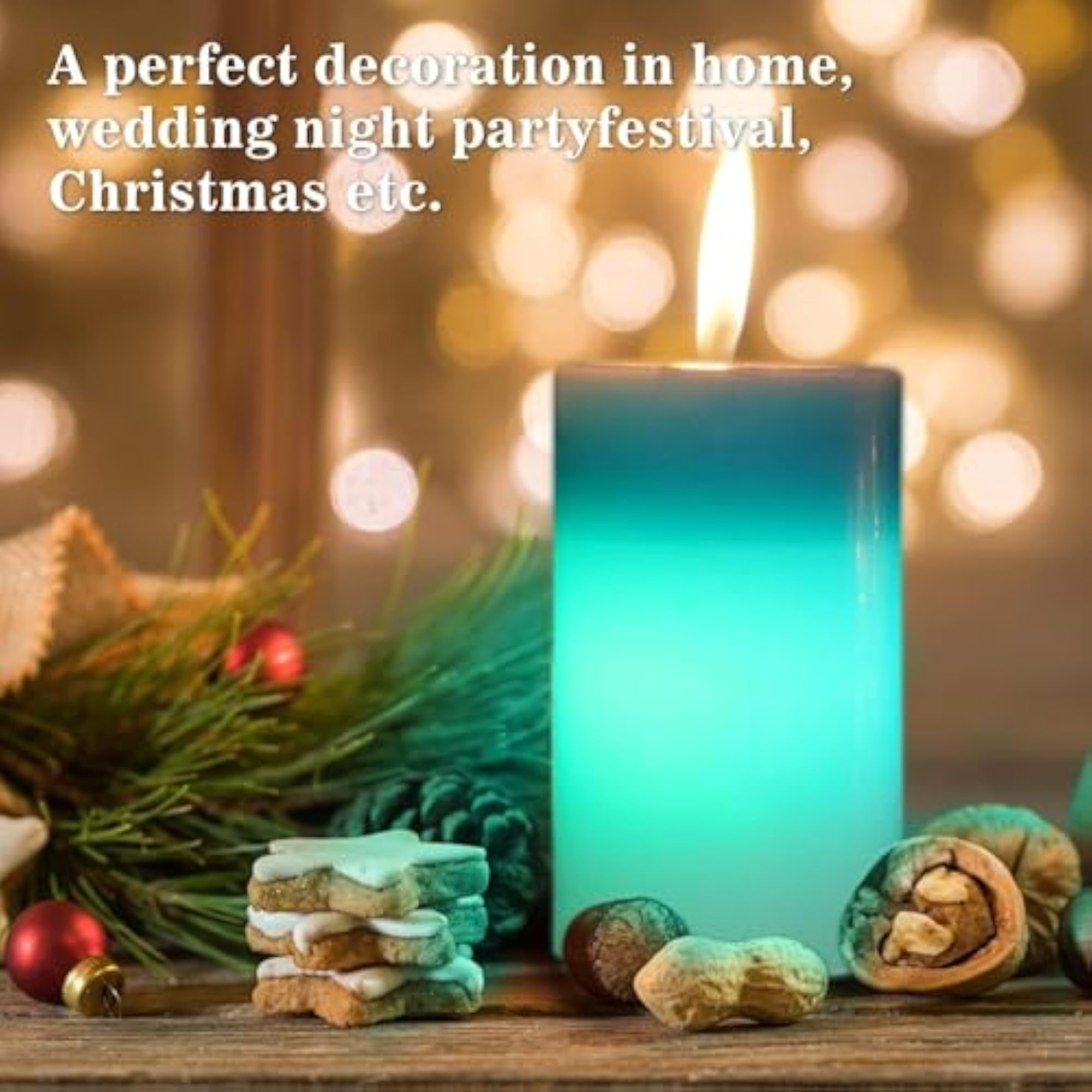 Magic Colour Changing Wax LED Candles